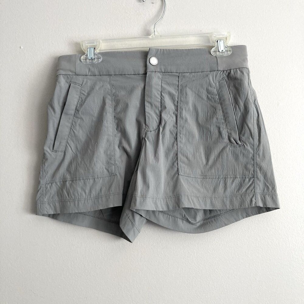 Athleta Womens Gray Trekkie North Shorts Size 4 Athletic Shorts Comfort Stretch
